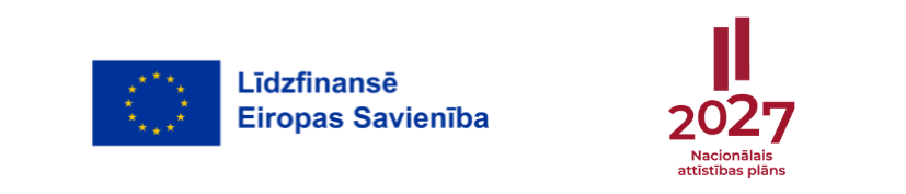 Līdzfinansē Eiropas savienība un Nacionālais Attīstības plāns 2027