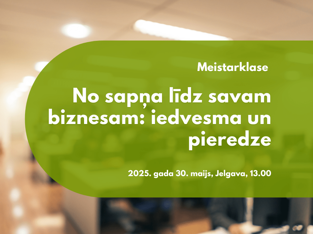 Meistarklase Zemgalē: Kā cilvēkiem 50+ pārvērst pieredzi savā&nbsp;biznesā